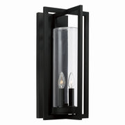 Capital Lighting 948221BK Kent Two Light Outdoor Wall Lantern, Black Main Image.jpg