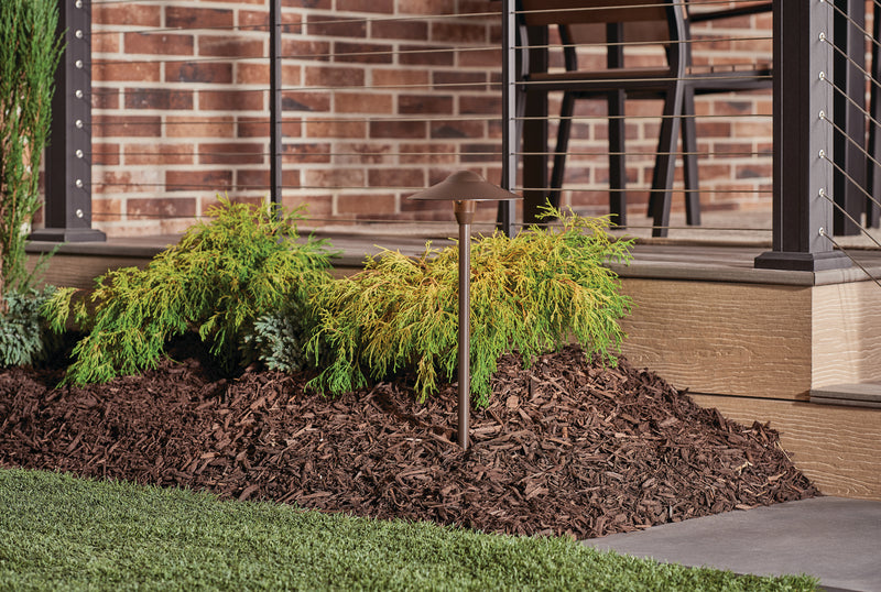Kichler 15310AZT One Light Path & Spread, Textured Architectural Bronze (2)