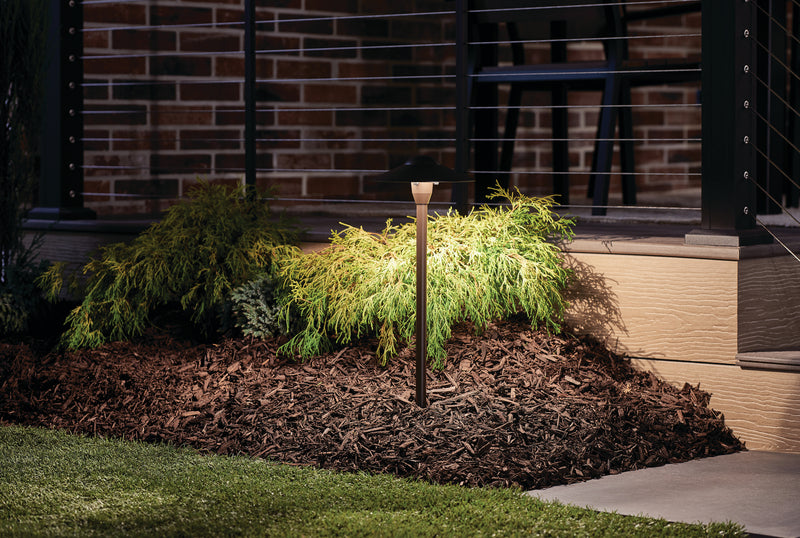 Kichler 15310AZT One Light Path & Spread, Textured Architectural Bronze (4)