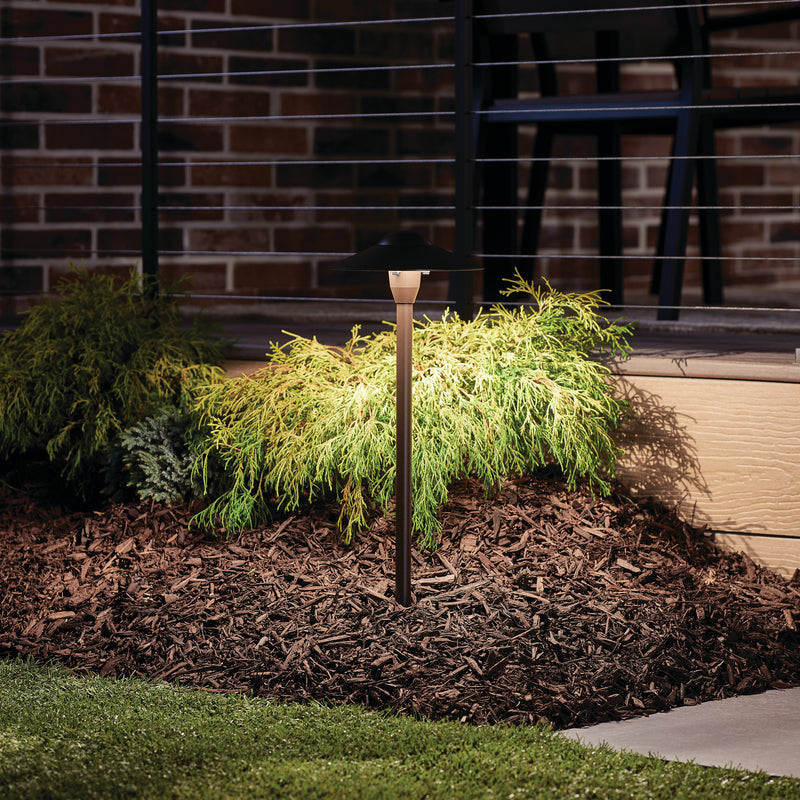 Kichler 15310AZT One Light Path & Spread, Textured Architectural Bronze (5)