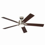 Kichler 330060NI 60"Ceiling Fan, Brushed Nickel