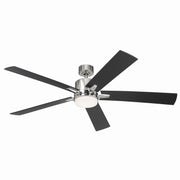 Kichler 330060PN 60"Ceiling Fan, Polished Nickel