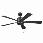 Kichler 330242SBK 52"Ceiling Fan, Satin Black