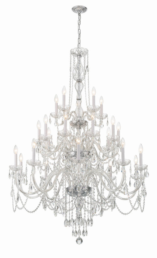 Crystorama 1156-CH-CL-MWP Traditional Crystal 25 Light Chandelier Polished Chrome Alternate Image.jpg