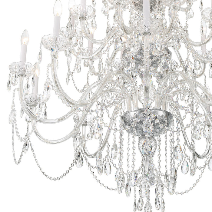 Crystorama 1156-CH-CL-MWP Traditional Crystal 25 Light Chandelier Polished Chrome Alternate Image 4.jpg