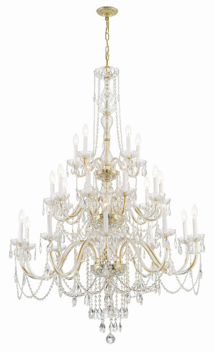 Crystorama 1156-PB-CL-MWP Traditional Crystal 25 Light Chandelier Polished Brass Alternate Image.jpg