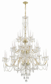 Crystorama 1156-PB-CL-MWP Traditional Crystal 25 Light Chandelier Polished Brass Alternate Image 2.jpg