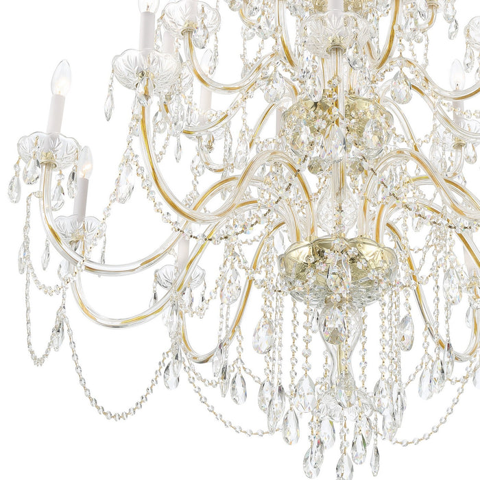 Crystorama 1156-PB-CL-MWP Traditional Crystal 25 Light Chandelier Polished Brass Alternate Image 4.jpg