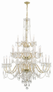 Crystorama 1156-PB-CL-MWP Traditional Crystal 25 Light Chandelier Polished Brass Main Image.jpg
