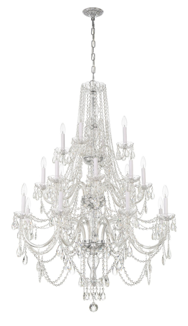 Crystorama 1157-CH-CL-MWP Traditional Crystal 20 Light Chandelier Polished Chrome Alternate Image.jpg