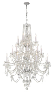 Crystorama 1157-CH-CL-MWP Traditional Crystal 20 Light Chandelier Polished Chrome Main Image.jpg