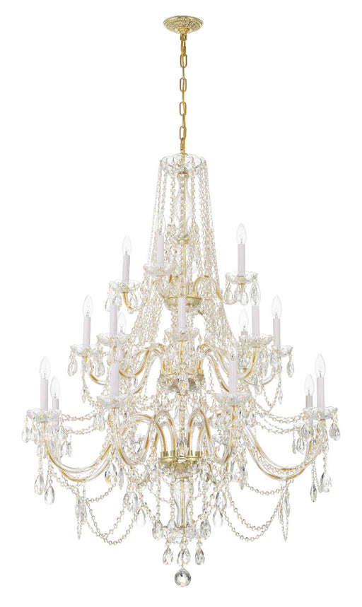 Crystorama 1157-PB-CL-MWP Traditional Crystal 20 Light Chandelier Polished Brass Alternate Image.jpg