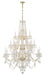 Crystorama 1157-PB-CL-MWP Traditional Crystal 20 Light Chandelier Polished Brass Alternate Image 2.jpg