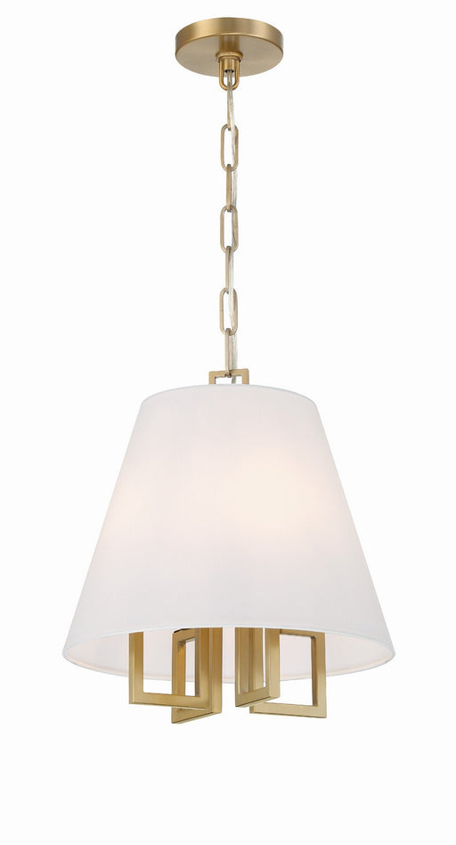 Crystorama 2254-VG Westwood Four Light Mini Chandelier Vibrant Gold Alternate Image.jpg