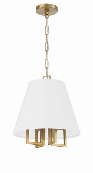 Crystorama 2254-VG Westwood Four Light Mini Chandelier Vibrant Gold Alternate Image 2.jpg