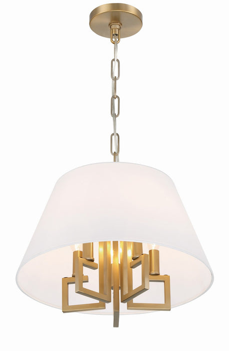 Crystorama 2255-VG Westwood Five Light Mini Chandelier Vibrant Gold Alternate Image 2.jpg