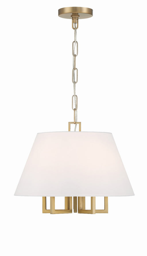 Crystorama 2255-VG Westwood Five Light Mini Chandelier Vibrant Gold Main Image.jpg