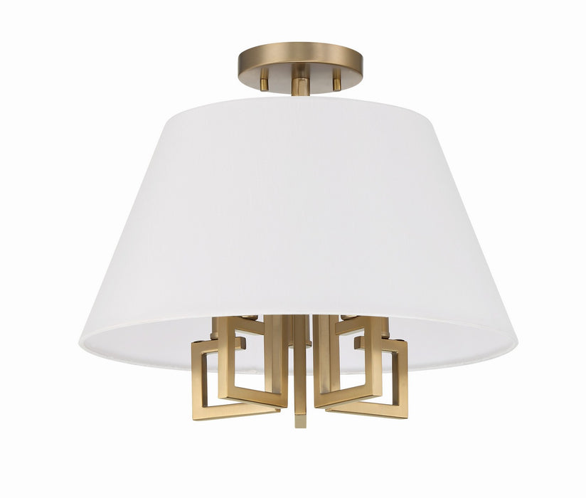 Crystorama 2255-VG_CEILING Westwood Five Light Semi Flush Mount Vibrant Gold Alternate Image 2.jpg