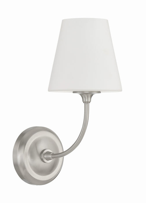 Crystorama 2441-OP-BN Sylvan One Light Wall Sconce Brushed Nickel Alternate Image.jpg