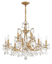 Crystorama 4456-GA-CL-MWP Filmore 12 Light Chandelier Antique Gold Alternate Image.jpg