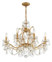 Crystorama 4456-GA-CL-MWP Filmore 12 Light Chandelier Antique Gold Alternate Image 2.jpg