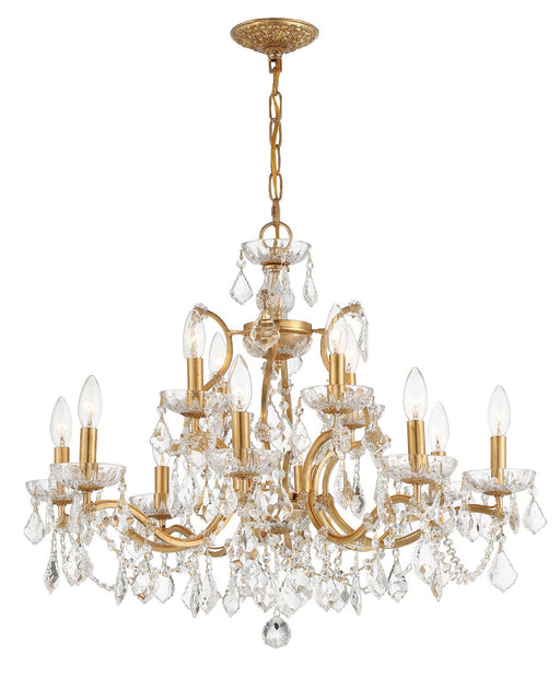 Crystorama 4456-GA-CL-SAQ Filmore 12 Light Chandelier Antique Gold Main Image.jpg