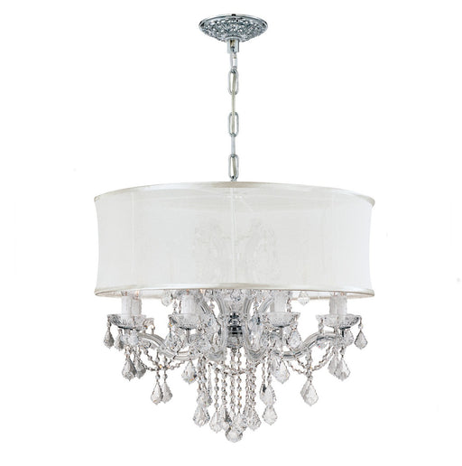 Crystorama 4489-CH-SMW-CL-S Brentwood 12 Light Chandelier Polished Chrome Main Image.jpg