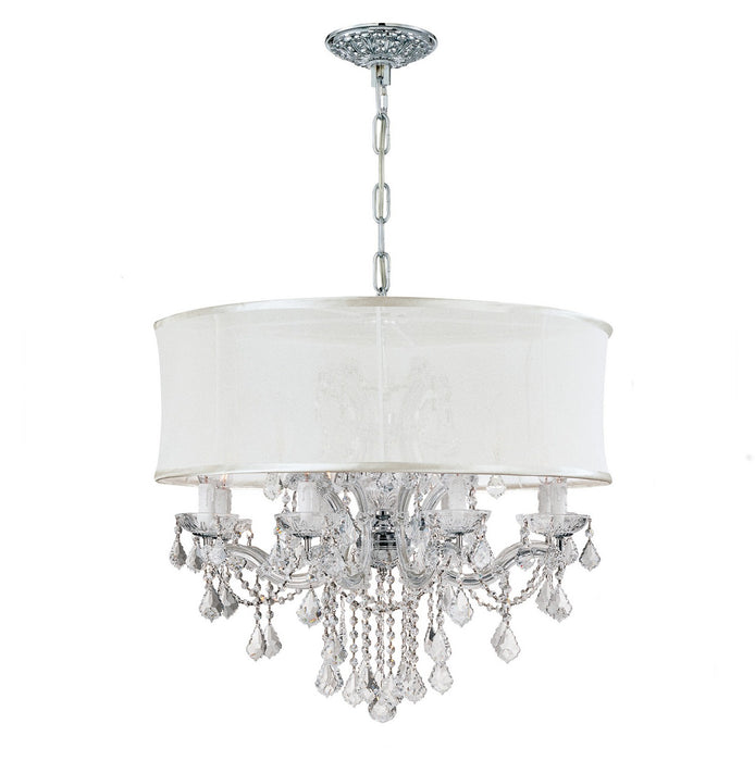 Crystorama 4489-CH-SMW-CL-S Brentwood 12 Light Chandelier Polished Chrome Main Image.jpg