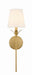 Crystorama 531-GA Broche One Light Wall Sconce Antique Gold Main Image.jpg