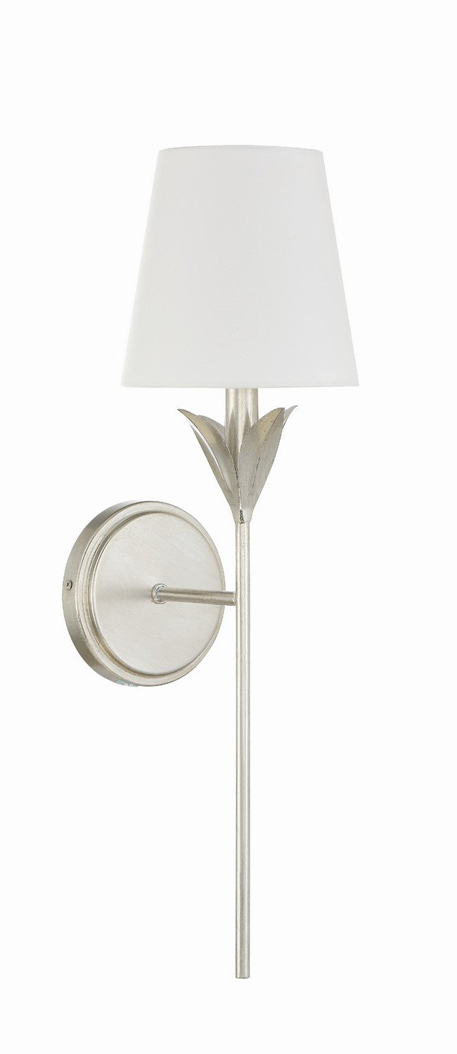 Crystorama 531-SA Broche One Light Wall Sconce Antique Silver Alternate Image 2.jpg