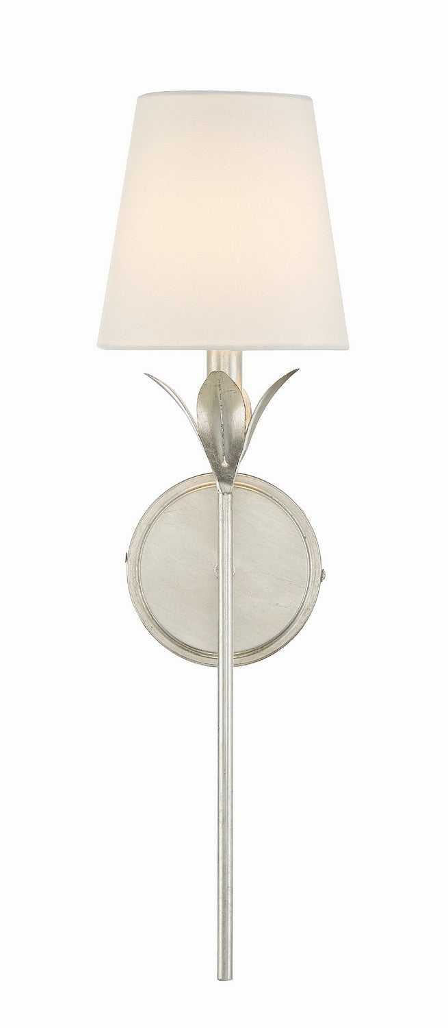 Crystorama 531-SA Broche One Light Wall Sconce Antique Silver Main Image.jpg