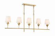 Crystorama 537-GA Broche Five Light Chandelier Antique Gold Alternate Image.jpg