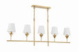 Crystorama 537-GA Broche Five Light Chandelier Antique Gold Alternate Image 2.jpg