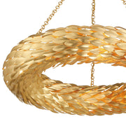 Crystorama 538-GA Broche Eight Light Pendant Antique Gold Alternate Image 4.jpg