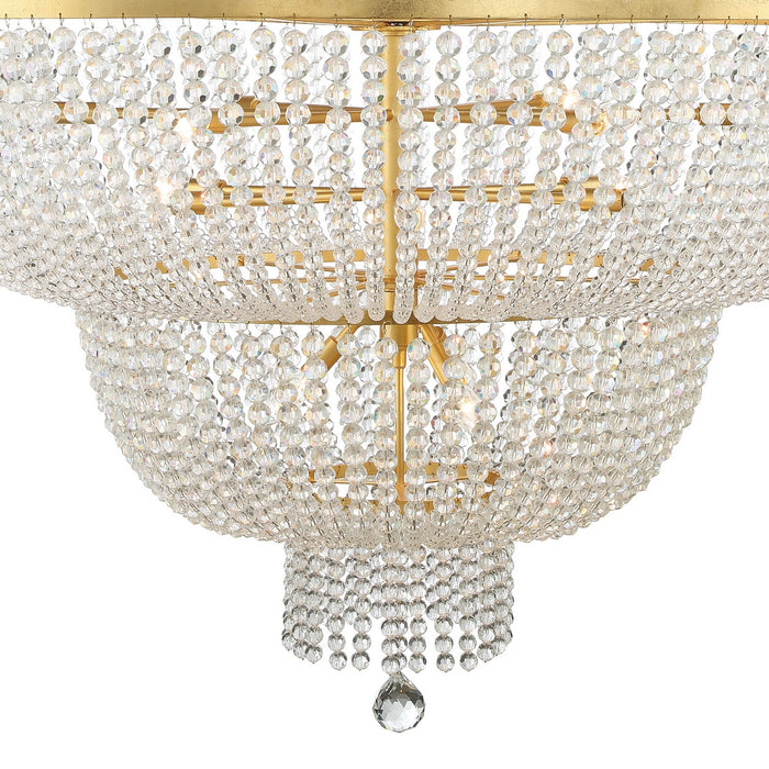 Crystorama 614-GA Rylee 15 Light Chandelier Antique Gold Alternate Image 4.jpg