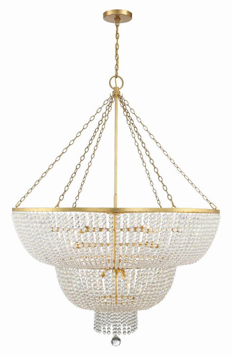 Crystorama 614-GA Rylee 15 Light Chandelier Antique Gold Main Image.jpg