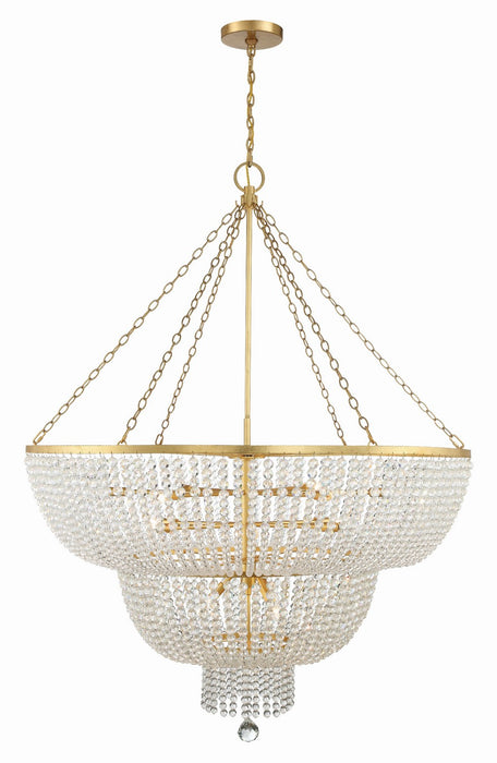 Crystorama 614-GA Rylee 15 Light Chandelier Antique Gold Main Image.jpg