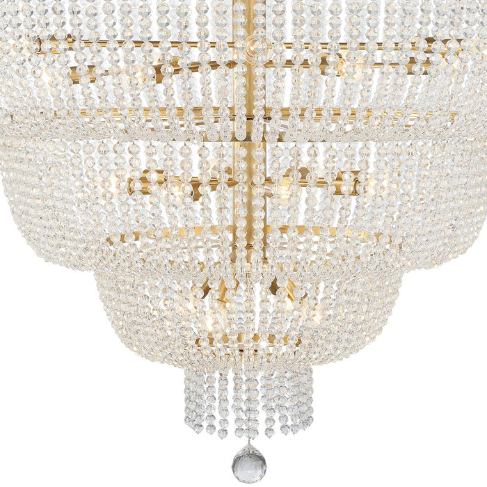 Crystorama 618-GA Rylee 24 Light Chandelier Antique Gold Alternate Image 4.jpg