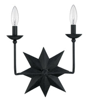Crystorama 9232-BK Astro Two Light Wall Sconce Black Main Image.jpg