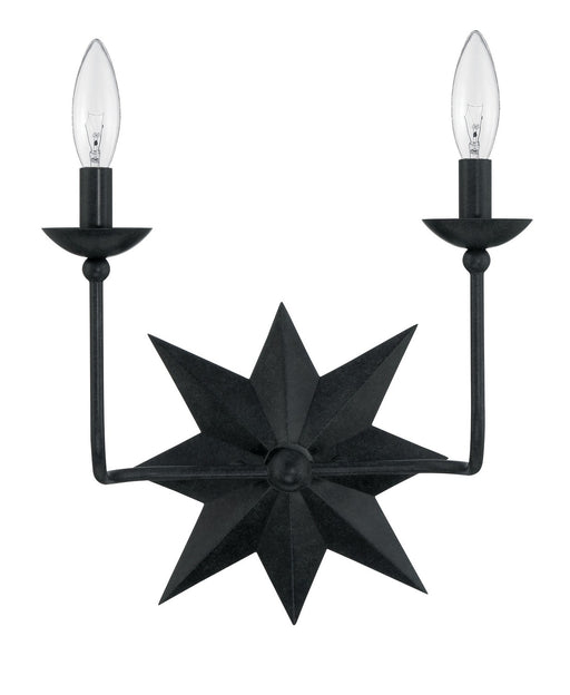 Crystorama 9232-BK Astro Two Light Wall Sconce Black Main Image.jpg