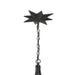 Crystorama 9236-BK Astro Four Light Chandelier Black Alternate Image 4.jpg