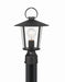 Crystorama AND-9207-CL-MK Andover One Light Outdoor Post Mount Matte Black Main Image.jpg