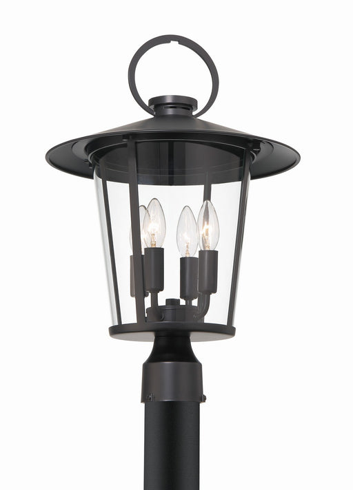 Crystorama AND-9209-CL-MK Andover Four Light Outdoor Post Mount Matte Black Main Image.jpg