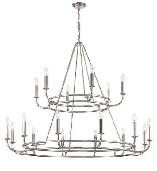 Crystorama BAI-A2109-PN Bailey 18 Light Chandelier Polished Nickel Main Image.jpg
