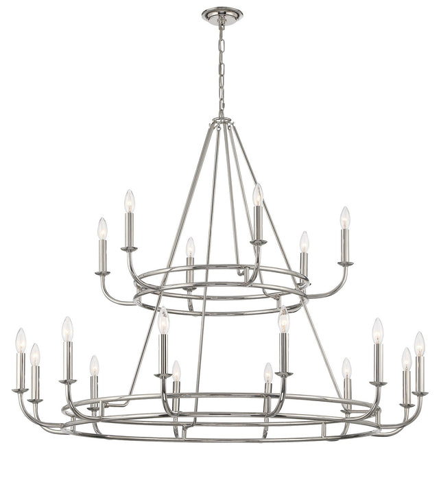 Crystorama BAI-A2109-PN Bailey 18 Light Chandelier Polished Nickel Main Image.jpg