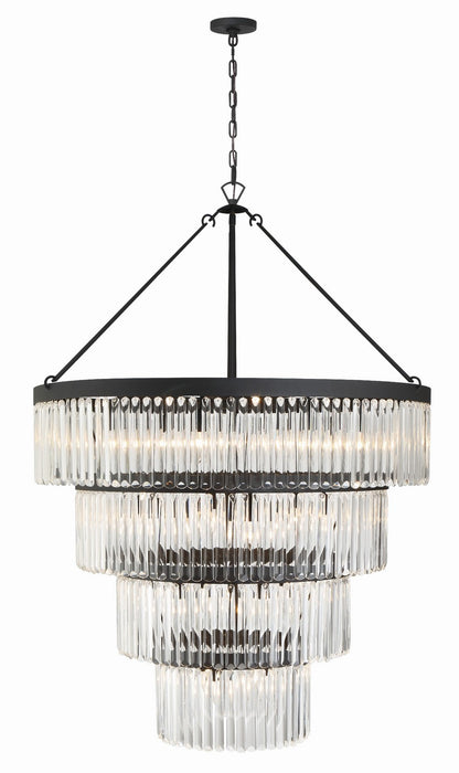 Crystorama EMO-5409-BF Emory 22 Light Chandelier Black Forged Main Image.jpg
