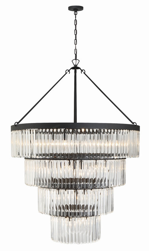 Crystorama EMO-5409-BF Emory 22 Light Chandelier Black Forged Main Image.jpg