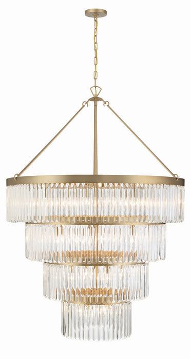 Crystorama EMO-5409-MG Emory 22 Light Chandelier Modern Gold Main Image.jpg