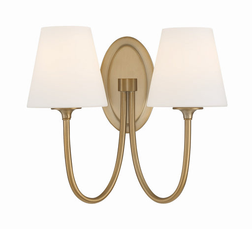 Crystorama JUN-10322-VG Juno Two Light Wall Sconce Vibrant Gold Main Image.jpg
