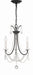 Crystorama KAR-90903-MK-CL-MWP Karrington Three Light Mini Chandelier Matte Black Main Image.jpg